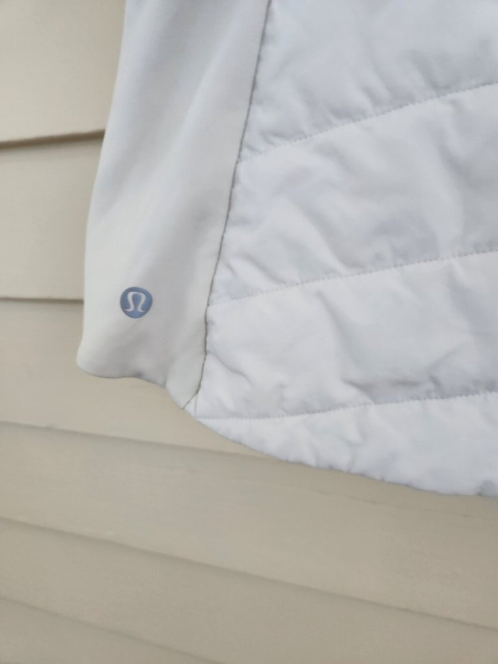 Lululemon Puffer Vest Removable Hood Size 4 White Fair - Picture 12 of 13